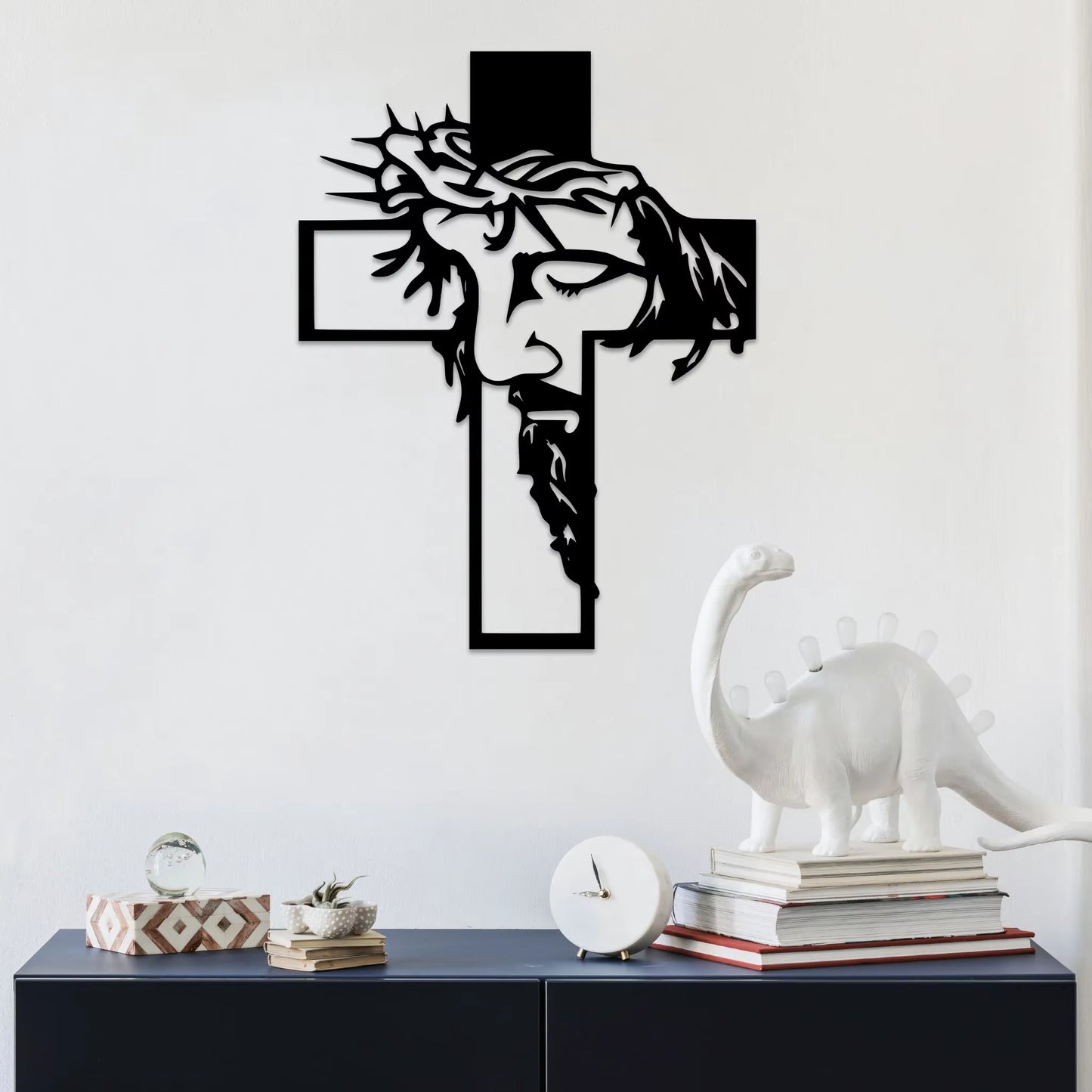 Jesus Cross Metal Wall Decor Religious Metal Wall Art Metal Crosses Wall Decor Metal Catholic Crosses Wall Hangings Christian