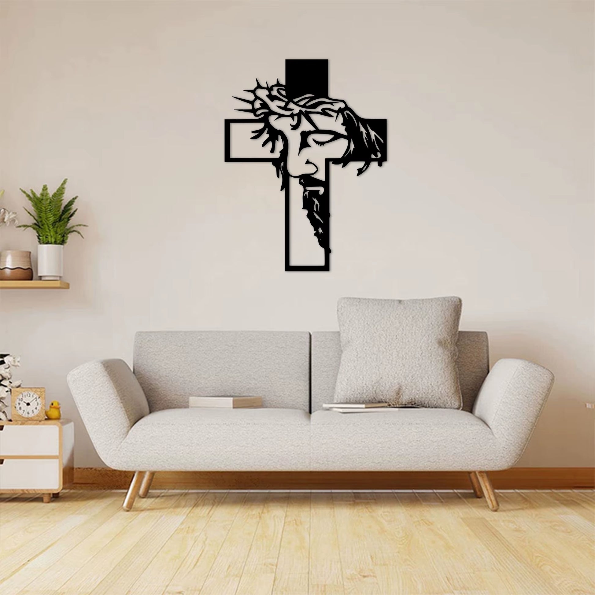 Jesus Cross Metal Wall Decor Religious Metal Wall Art Metal Crosses Wall Decor Metal Catholic Crosses Wall Hangings Christian