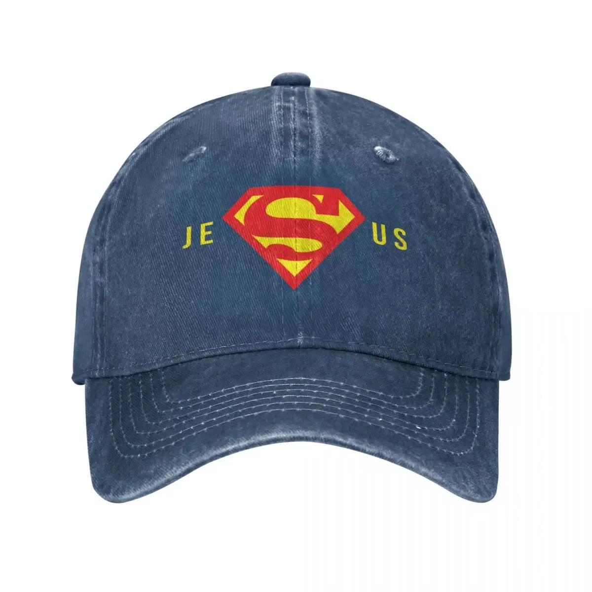 Super Jesus Washed Baseball Cap Hat Men Women Christian God Cap Spring Autumn Vintage Casquette Gorras