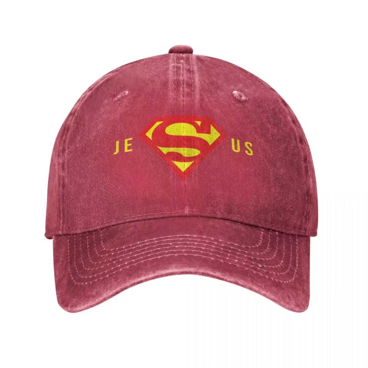 Super Jesus Washed Baseball Cap Hat Men Women Christian God Cap Spring Autumn Vintage Casquette Gorras