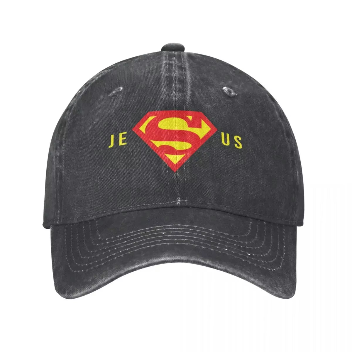 Super Jesus Washed Baseball Cap Hat Men Women Christian God Cap Spring Autumn Vintage Casquette Gorras