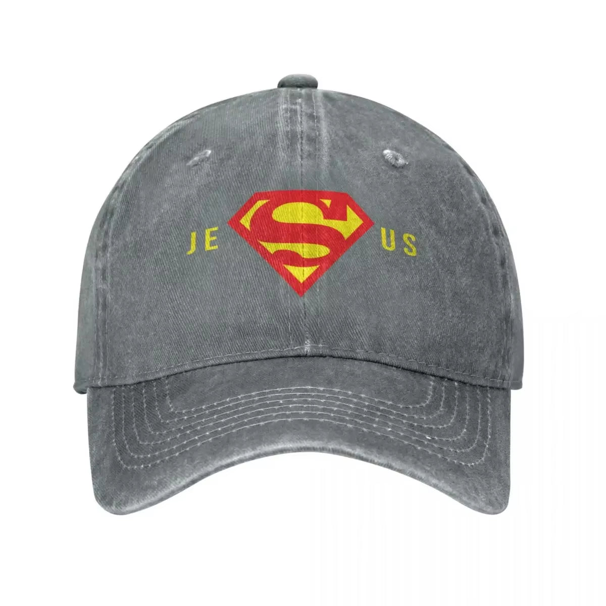 Super Jesus Washed Baseball Cap Hat Men Women Christian God Cap Spring Autumn Vintage Casquette Gorras