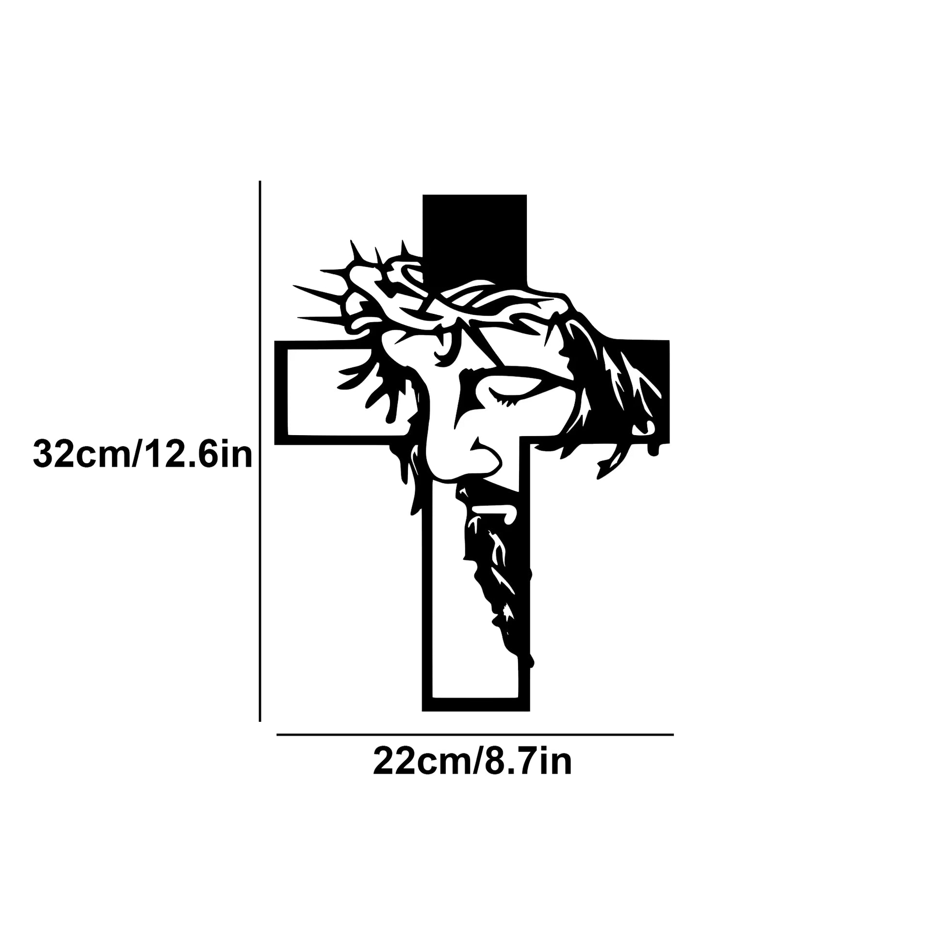 Jesus Cross Metal Wall Decor Religious Metal Wall Art Metal Crosses Wall Decor Metal Catholic Crosses Wall Hangings Christian