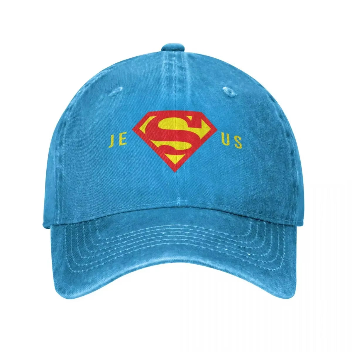 Super Jesus Washed Baseball Cap Hat Men Women Christian God Cap Spring Autumn Vintage Casquette Gorras