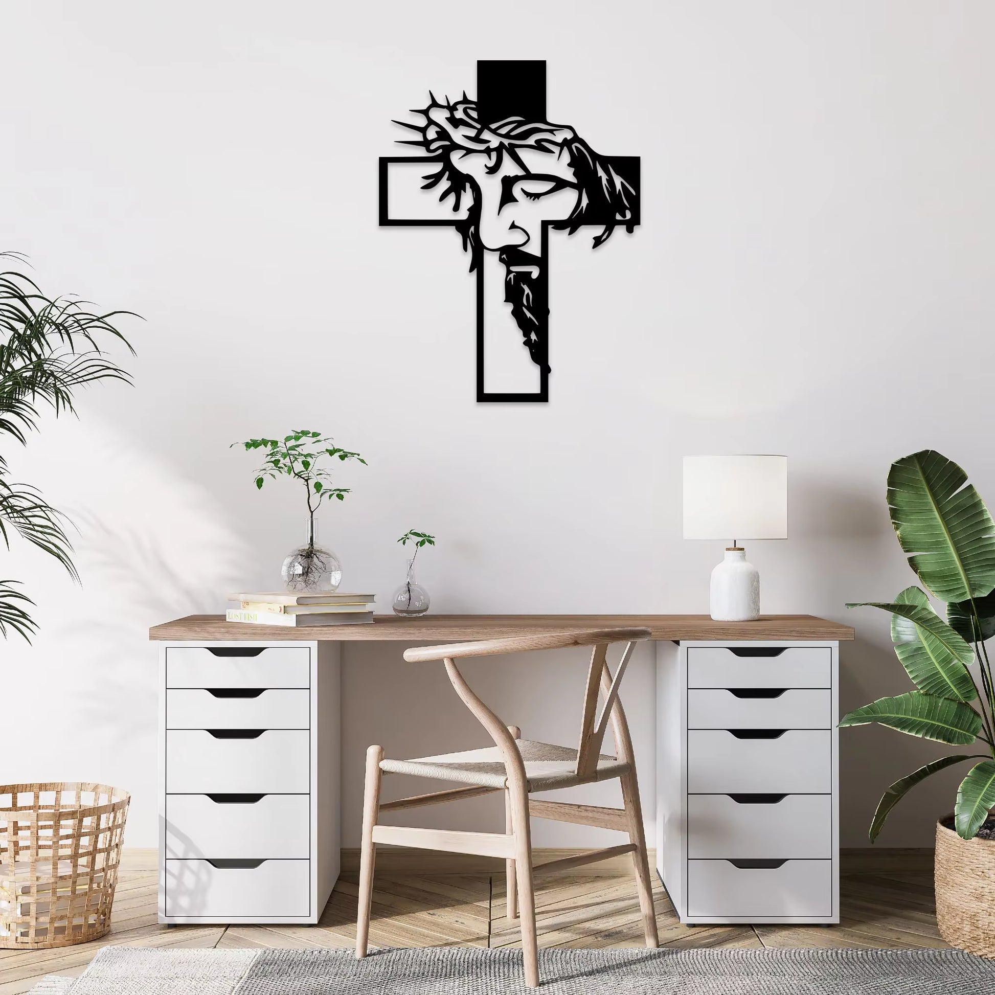 Jesus Cross Metal Wall Decor Religious Metal Wall Art Metal Crosses Wall Decor Metal Catholic Crosses Wall Hangings Christian